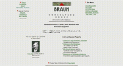 Desktop Screenshot of braunconsulting.com